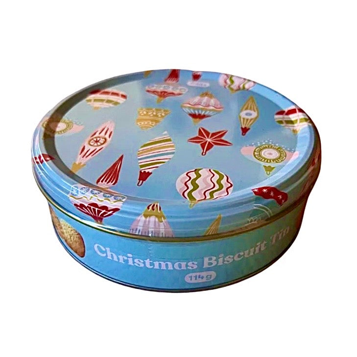 Home Sweet Home puzzle with Christmas Tin of Biscuits