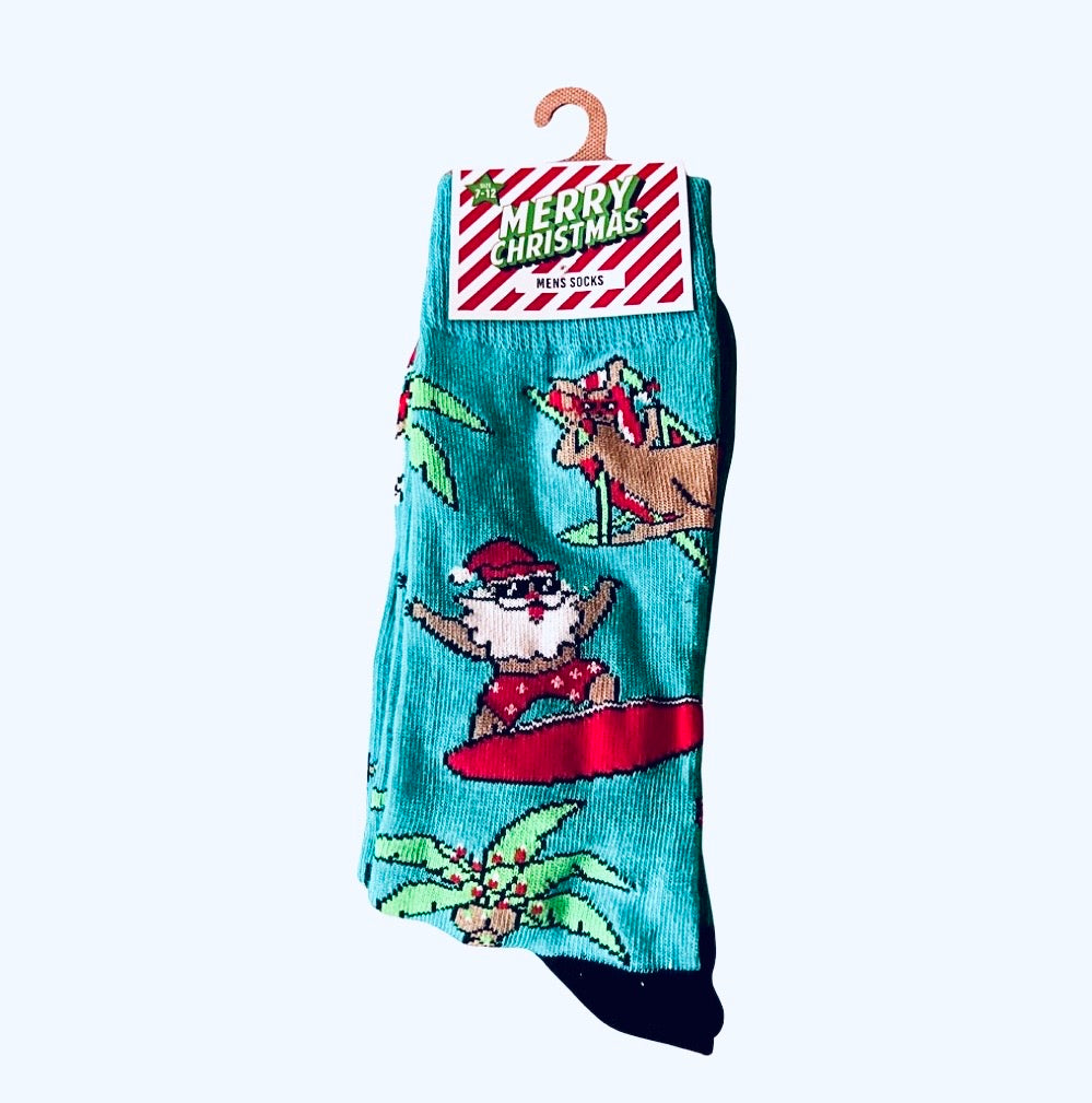 Groovy Van puzzle with Christmas pair of Funky Christmas Socks