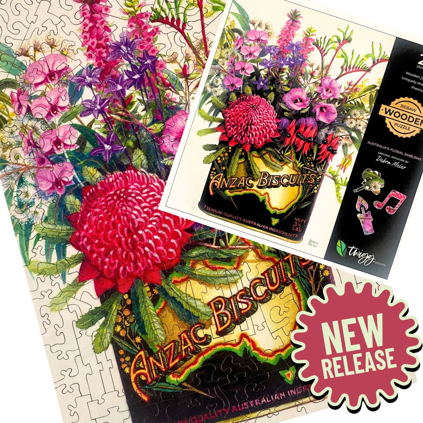 245 pieces - State Floral Emblems - Debra Meier