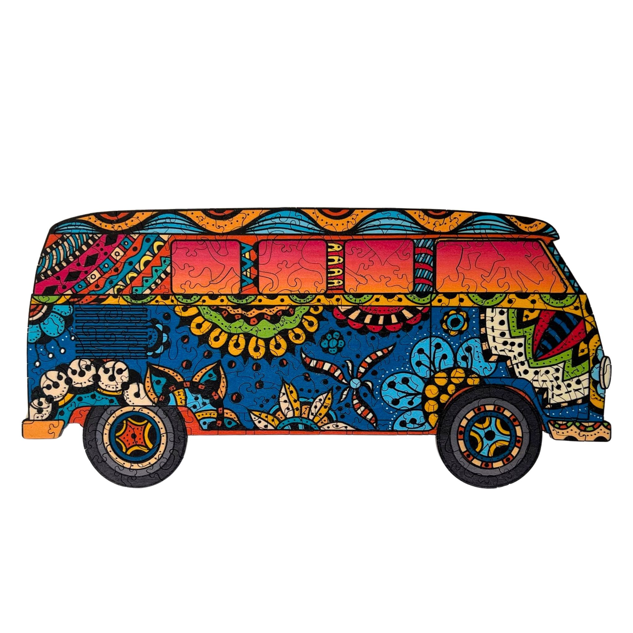 Wooden Puzzle 176 pieces Groovy Van Twigg Puzzles Wooden Puzzle 176 pieces Groovy Van Twigg Puzzles