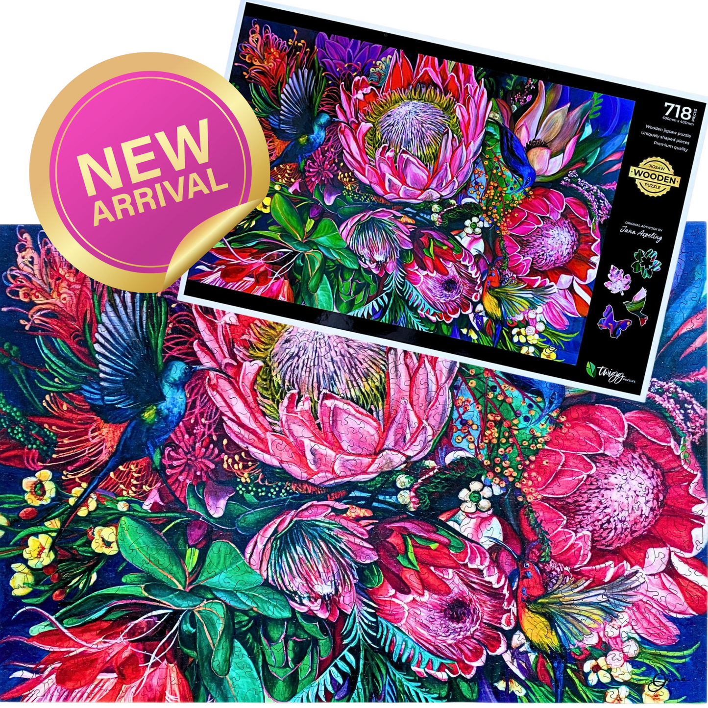 718 Pieces - Nectar - Jana Aspeling Original Artwork
