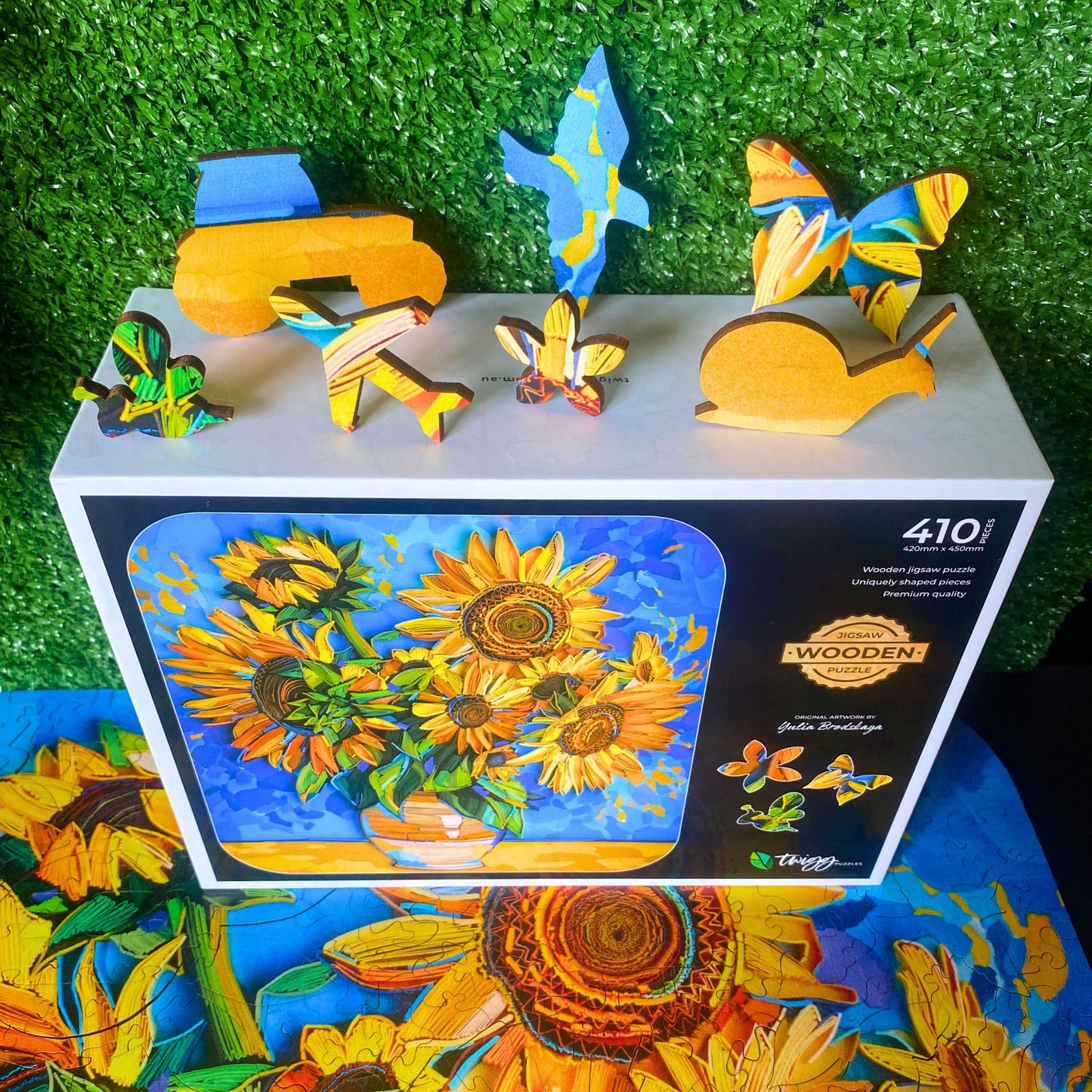 410 pieces - Sunflowers - Original Artwork