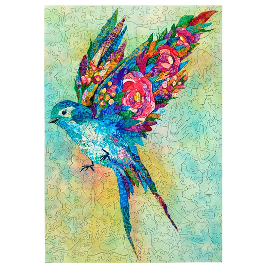 315 pieces - Botanical Swallow - Original Artwork