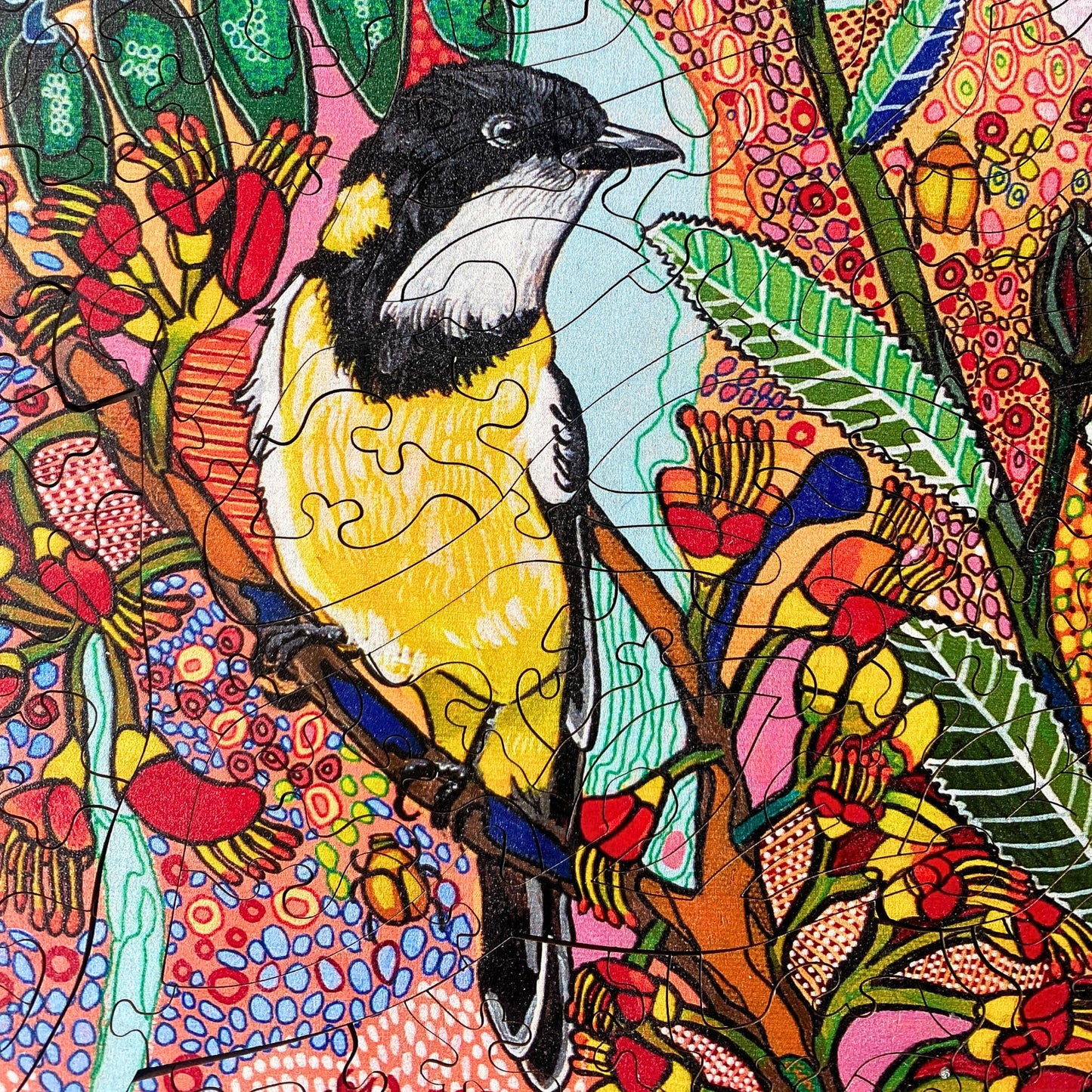 283 Pieces - Golden Whistler - Naomi Malone Original Art