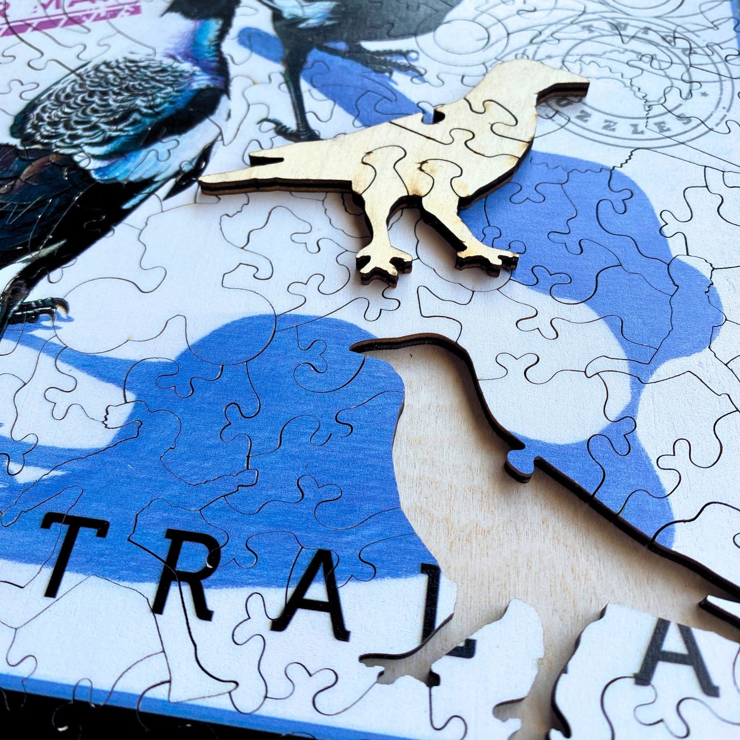 141 Pieces - Magpie - Sally Edmonds Original Artwork
