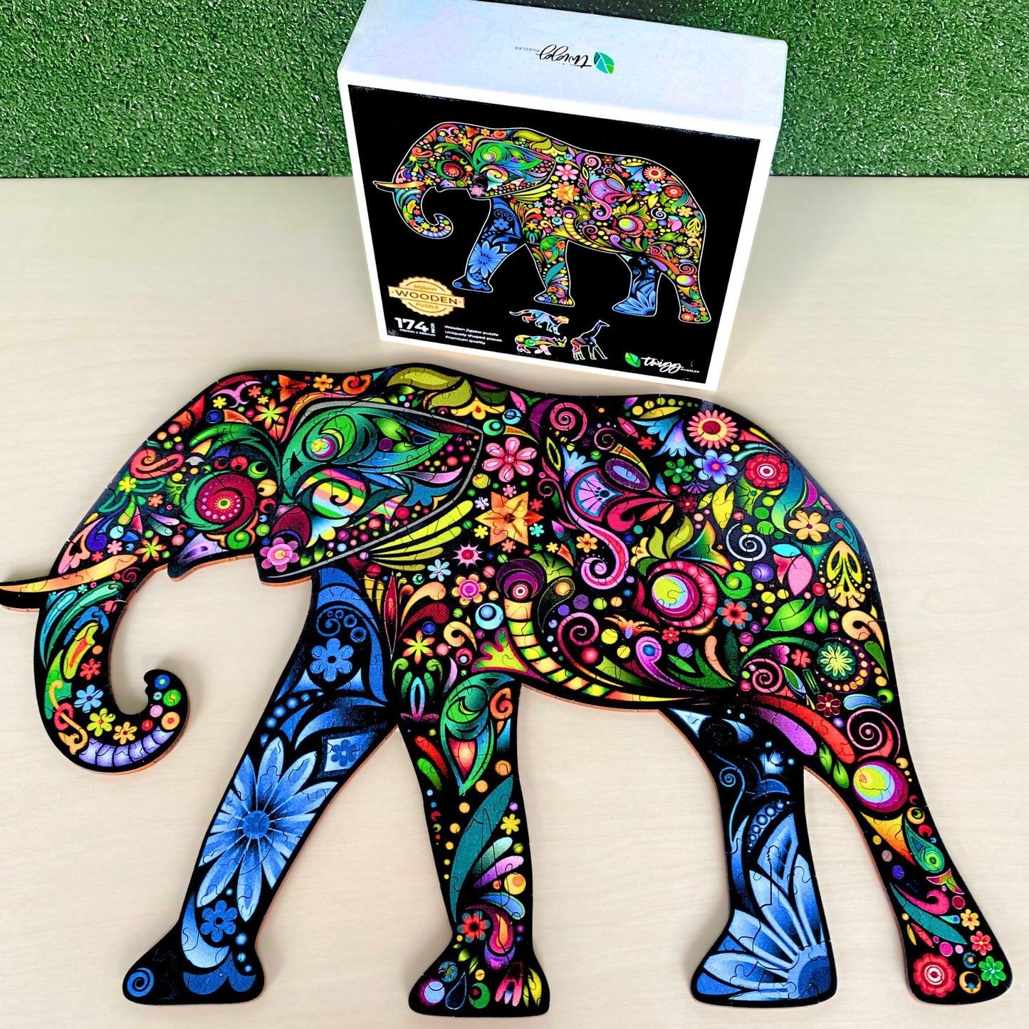 174 pieces - Ellie Elephant