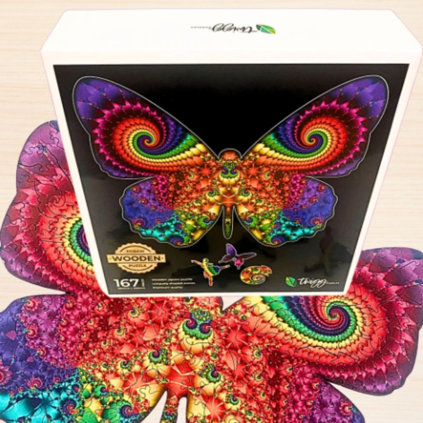 167 pieces - Brilliant Butterfly