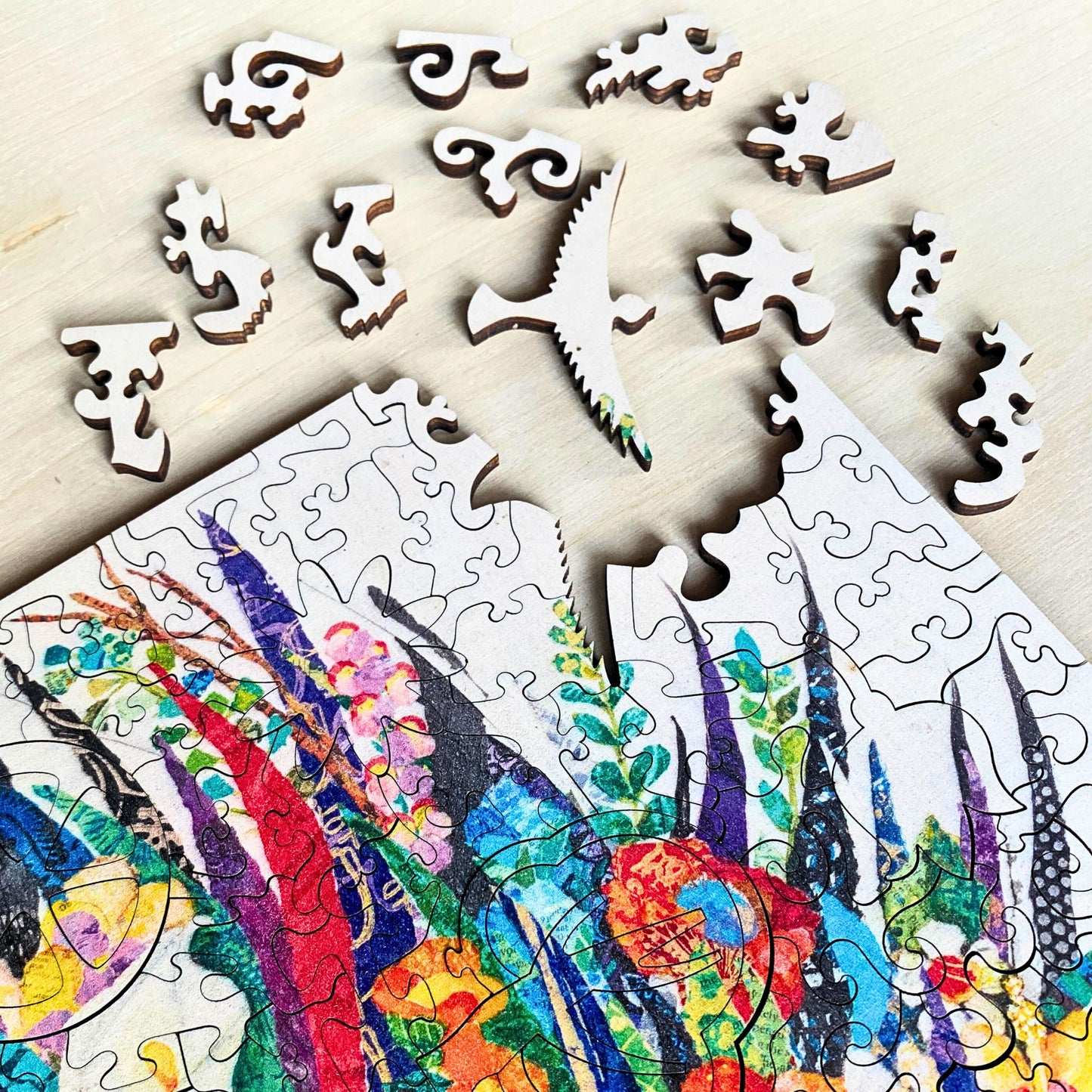 389 pieces - Black Cockatoo - Original artist artwork