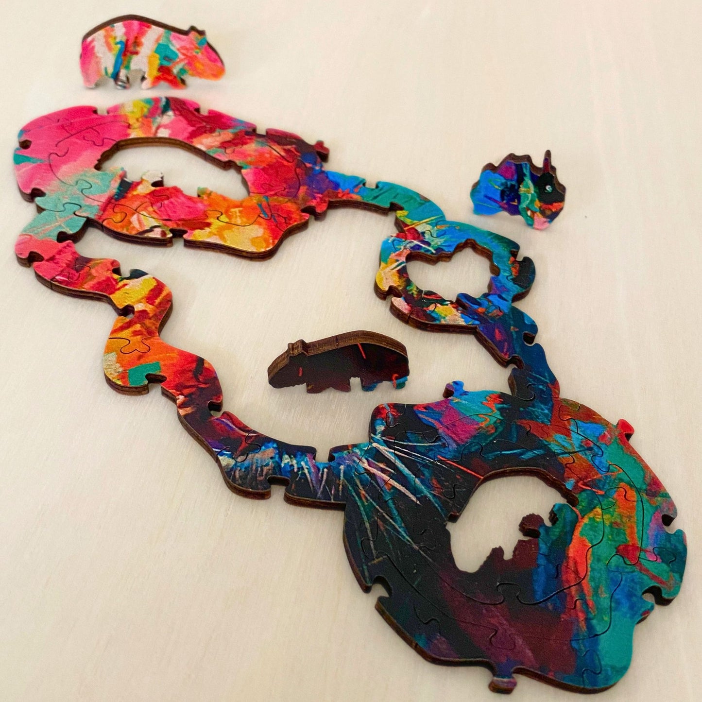 123 pieces - Winston Wombat - Original Artwork