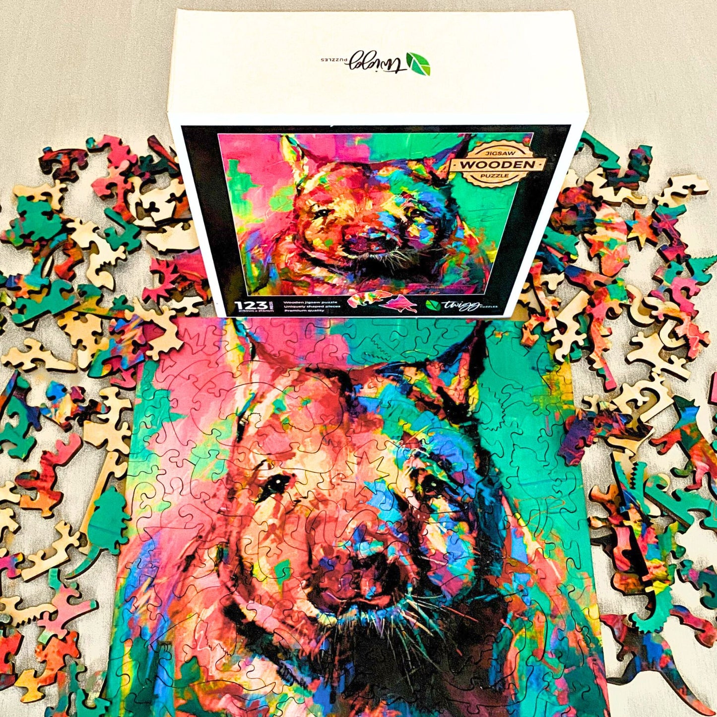 123 pieces - Winston Wombat - Original Artwork