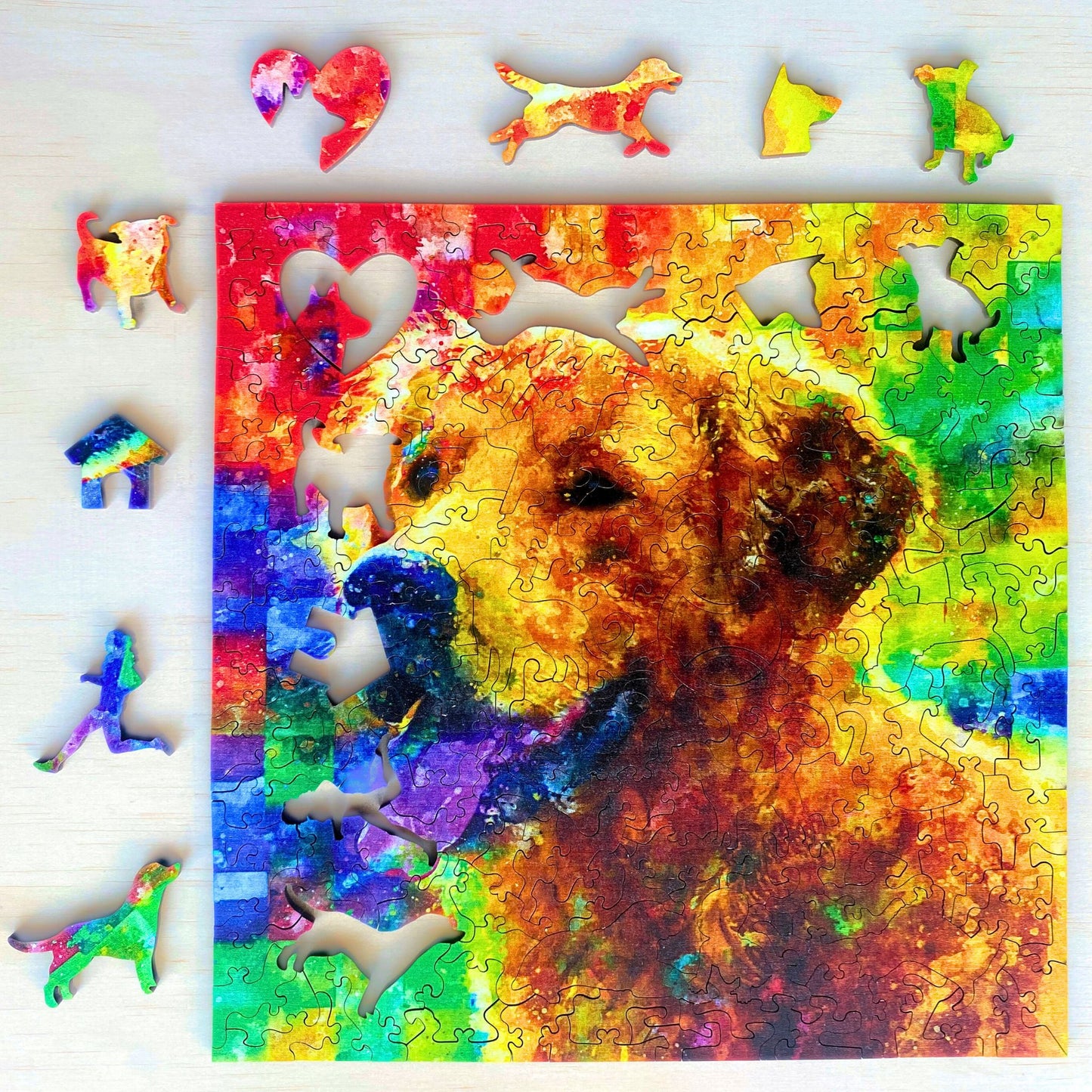 202 pieces - Golden Retriever