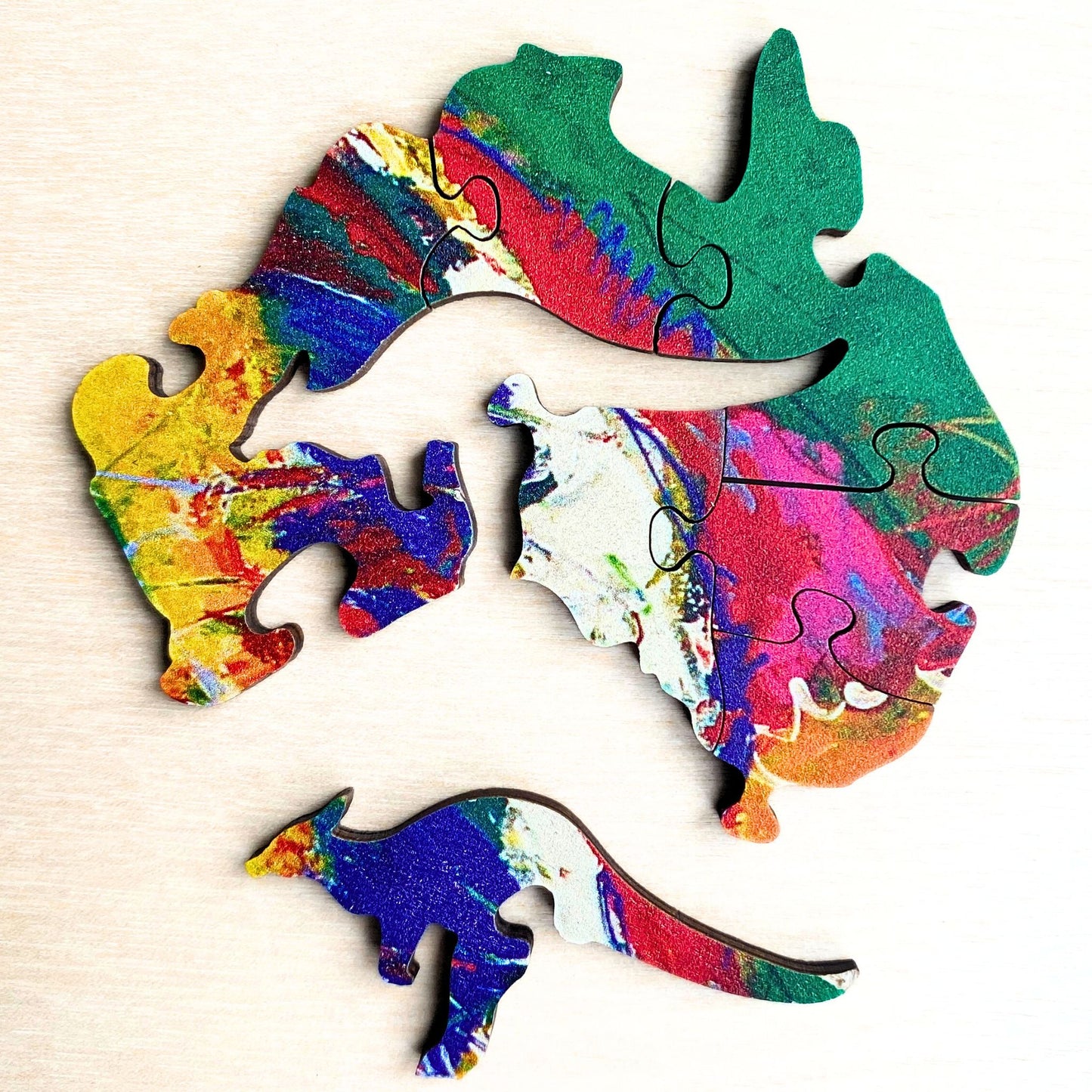 147 Pieces - Kangaroo - Jos Coufreur Original Artist