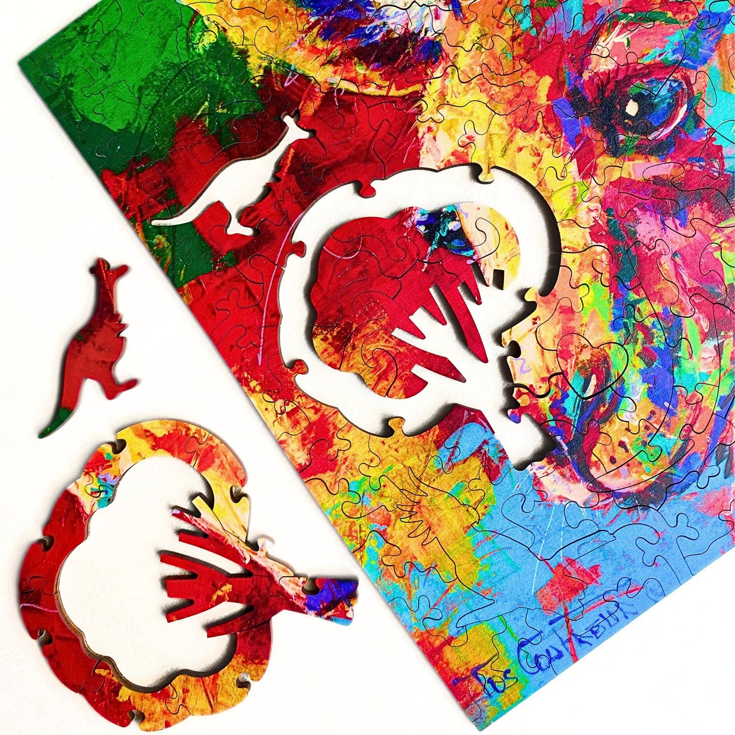 147 Pieces - Kangaroo - Jos Coufreur Original Artist