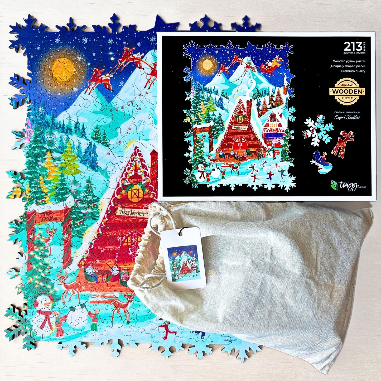 213-pieces Twigg Santa's Workshop