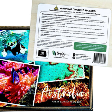 Great Barrieer Reef - 78 Piece Framed Puzzle