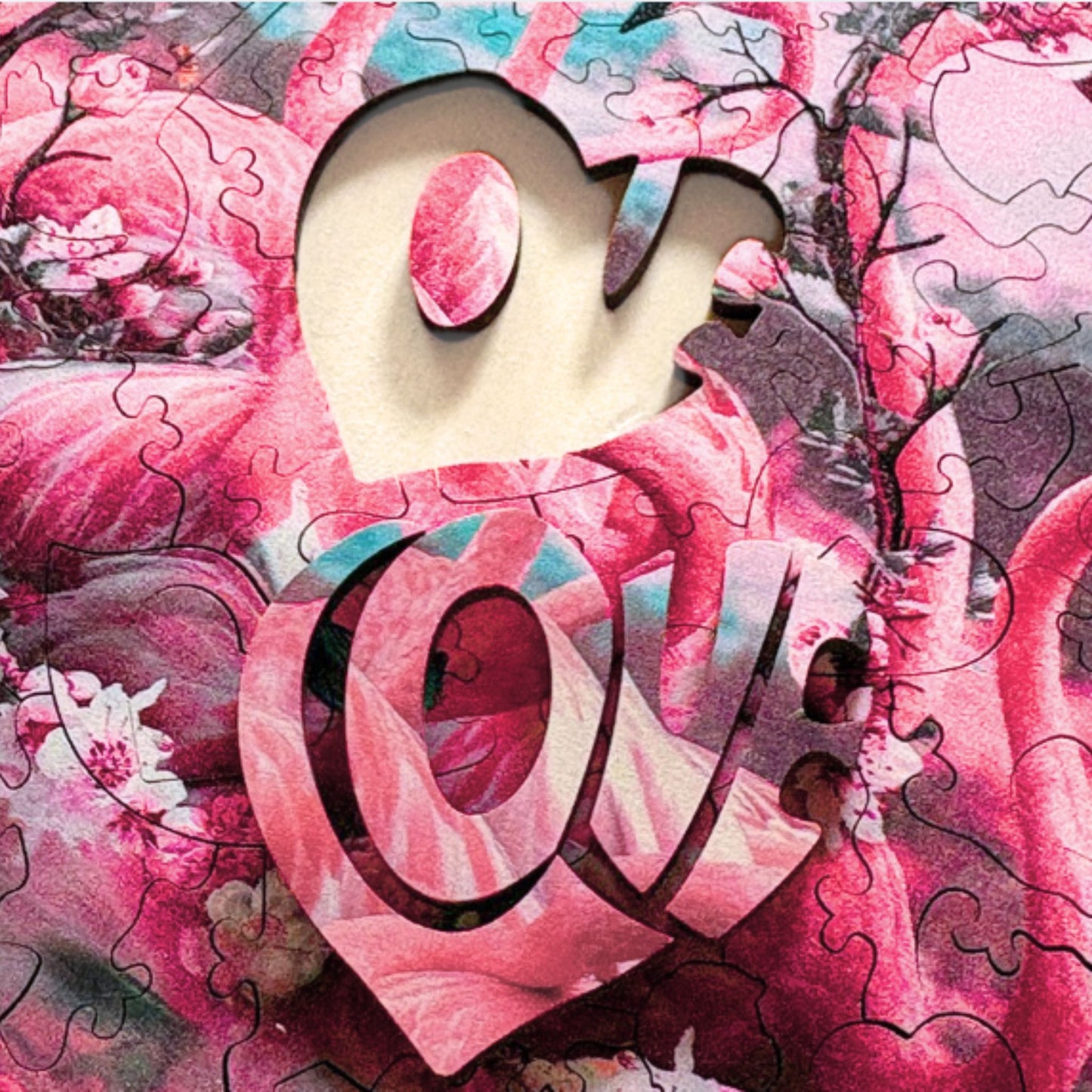 130 Pieces - Flamingos