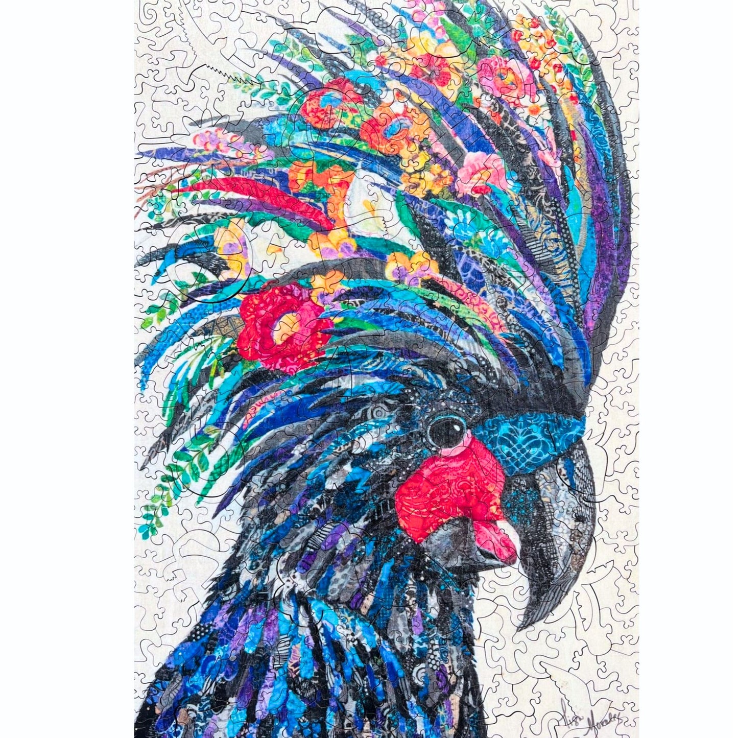 389 pieces - Black Cockatoo - Original artist artwork