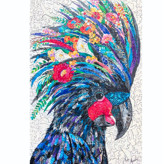 389 pieces - Black Cockatoo - Original artist artwork