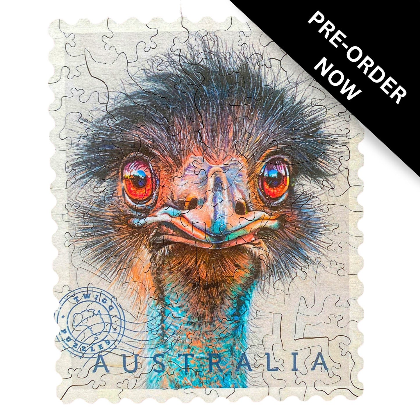 74 pieces - Emu - Sally Edmonds Original Artwork