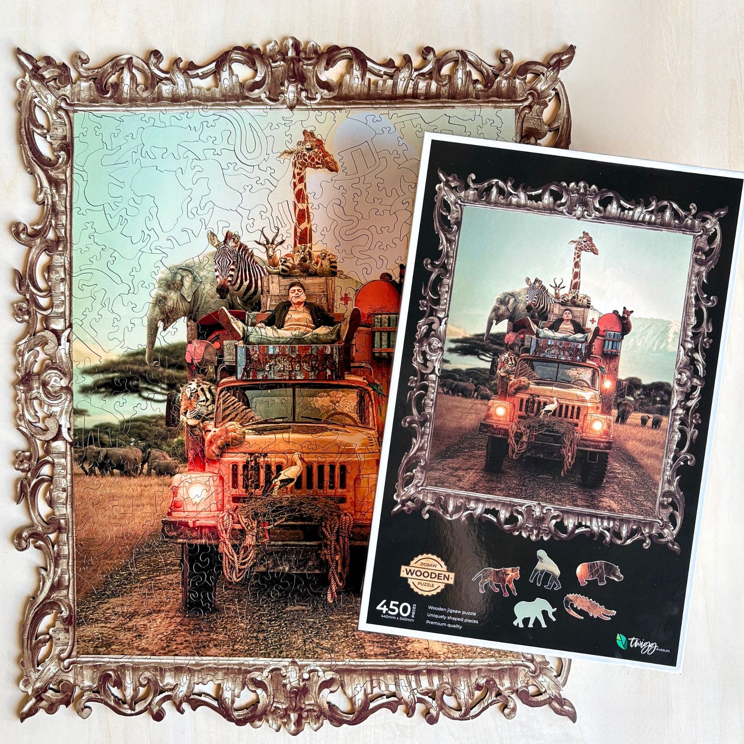 450 pieces - Safari Dream