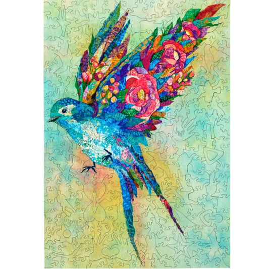 315 pieces - Botanical Swallow - Original Artwork