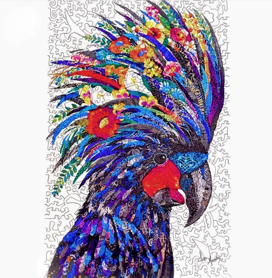 389 pieces - Black Cockatoo - Original artist artwork