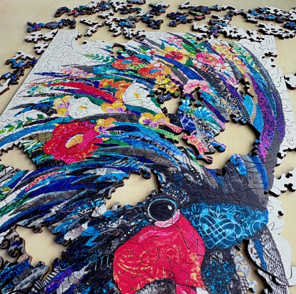 389 pieces - Black Cockatoo - Original artist artwork