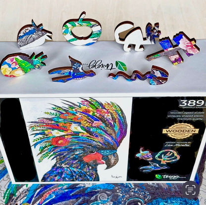 389 pieces - Black Cockatoo - Original artist artwork