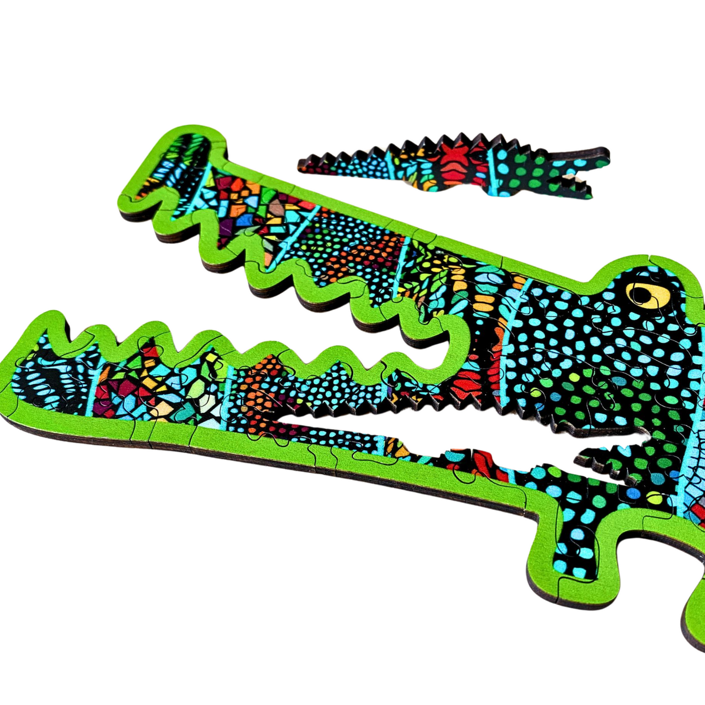 Crocodile puzzle with Ceramic Mug Bundle