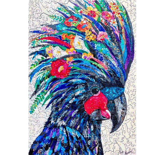 389 pieces - Black Cockatoo - Original artist artwork
