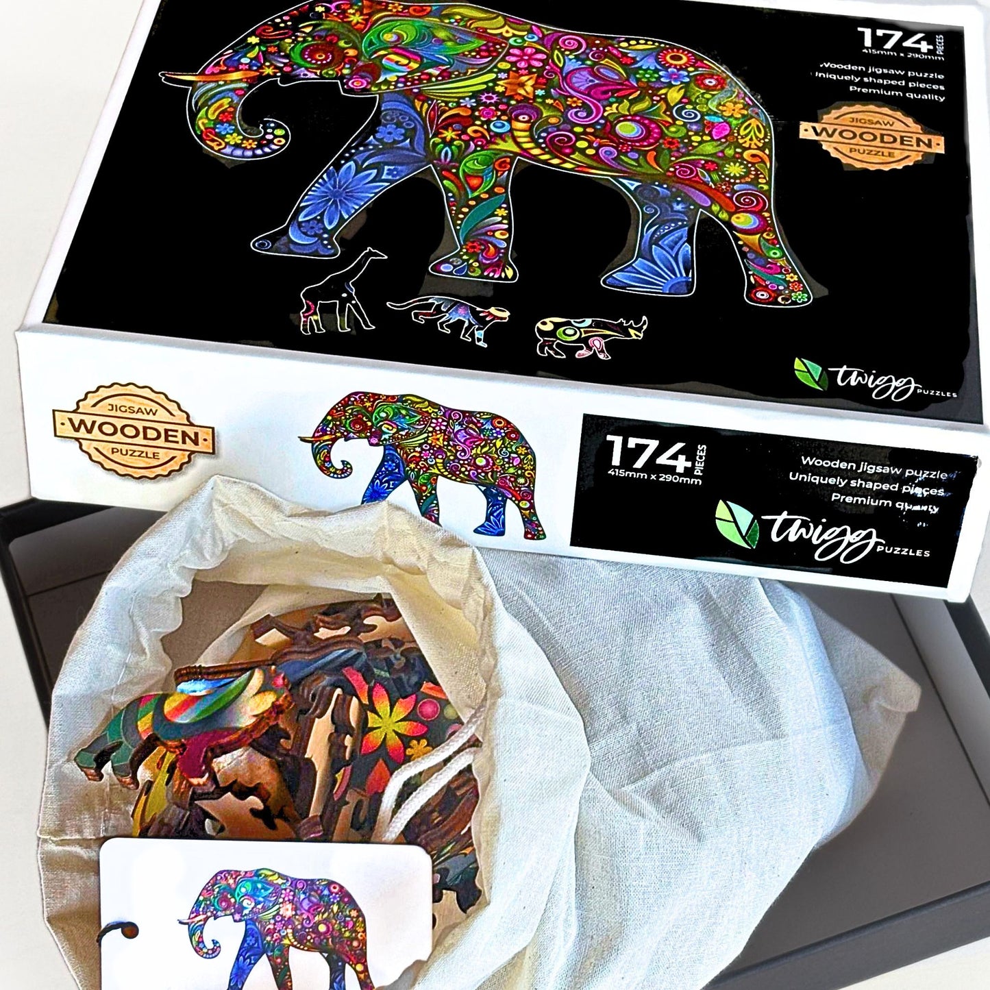 174 pieces - Ellie Elephant