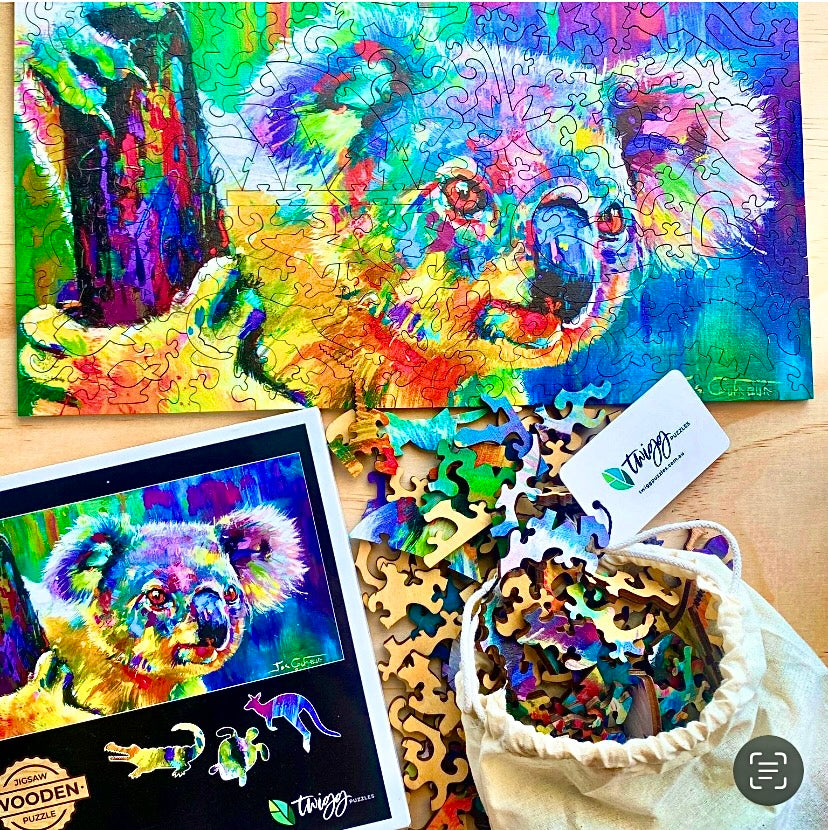 168 pieces - Cuddly Koala Original Artwork