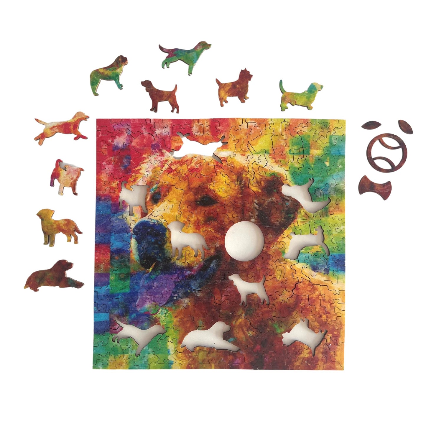 Wooden Jigsaw Puzzle - 202 pieces - Golden Retriever