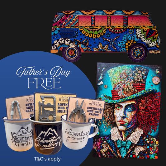 Father's Day Bundle - Groovy Van and MadHatter with FREE ceramic mug
