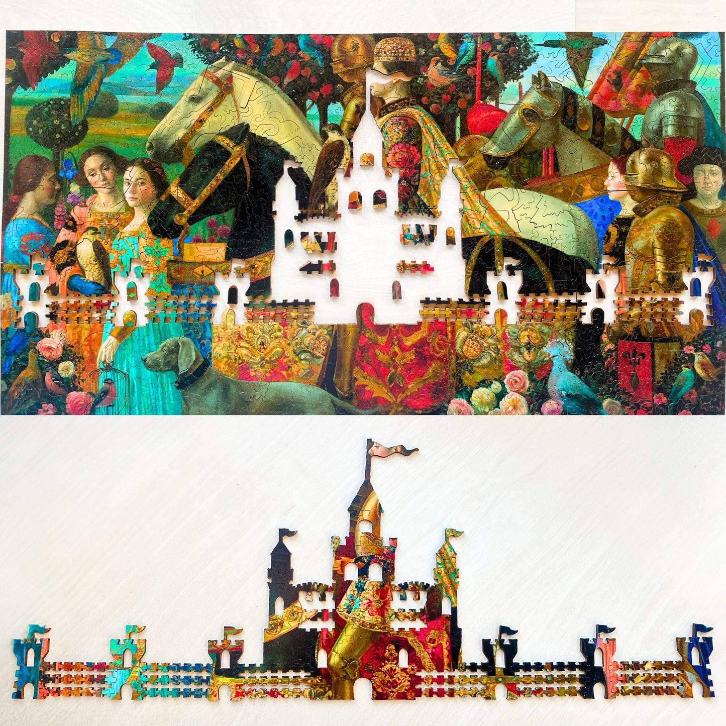 671 pieces - Royal Hunt - Original Artwork