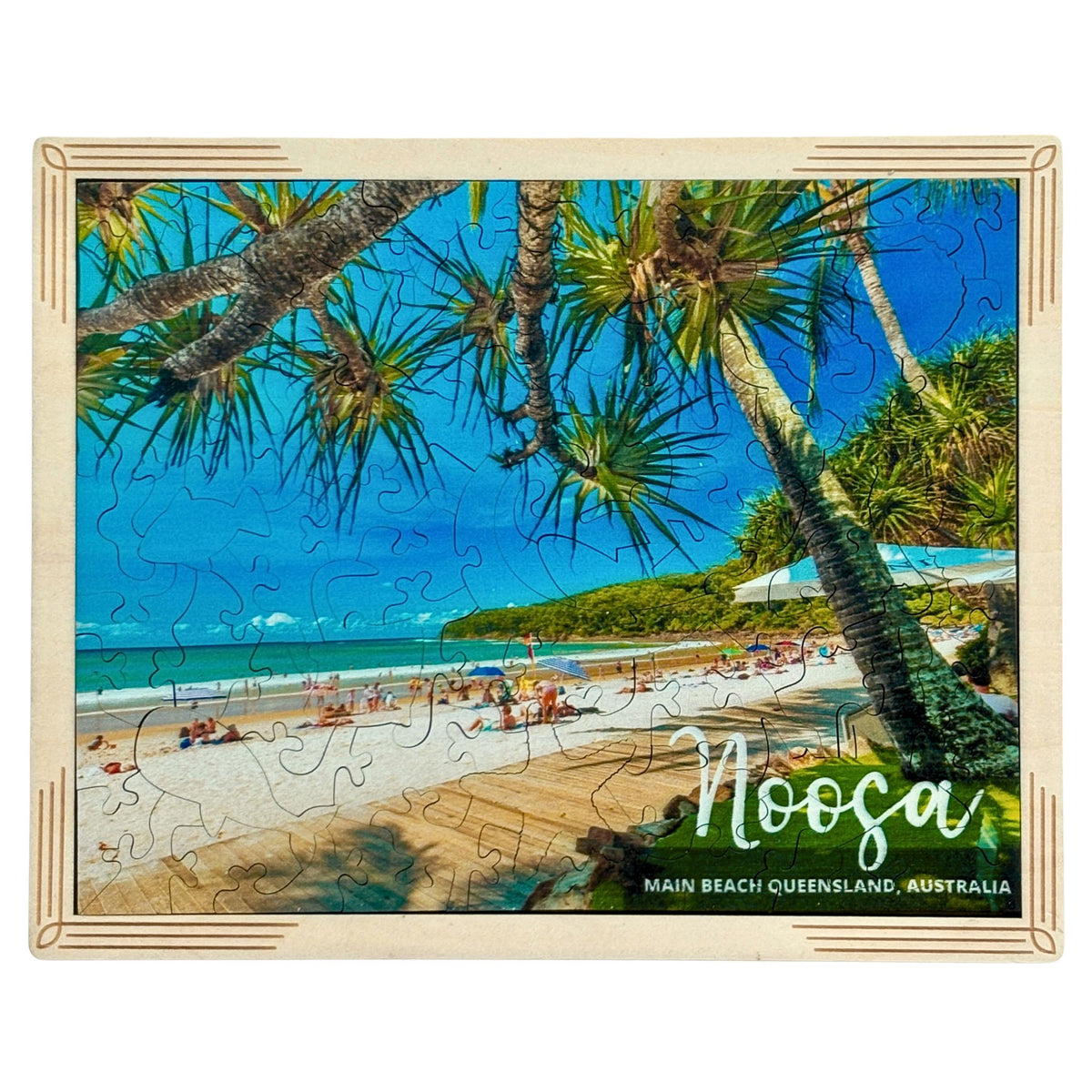 Noosa Main Beach - 84 Piece Framed Puzzle