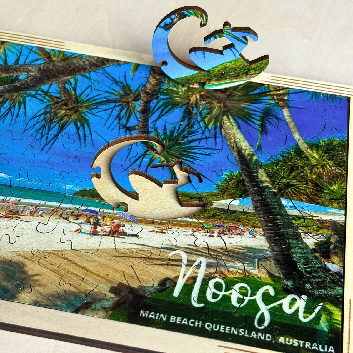 Noosa Main Beach - 84 Piece Framed Puzzle