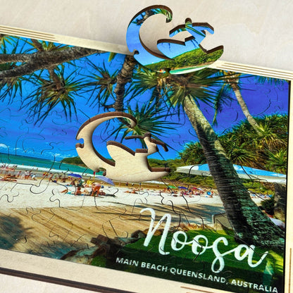 Noosa Main Beach - 84 Piece Framed Puzzle