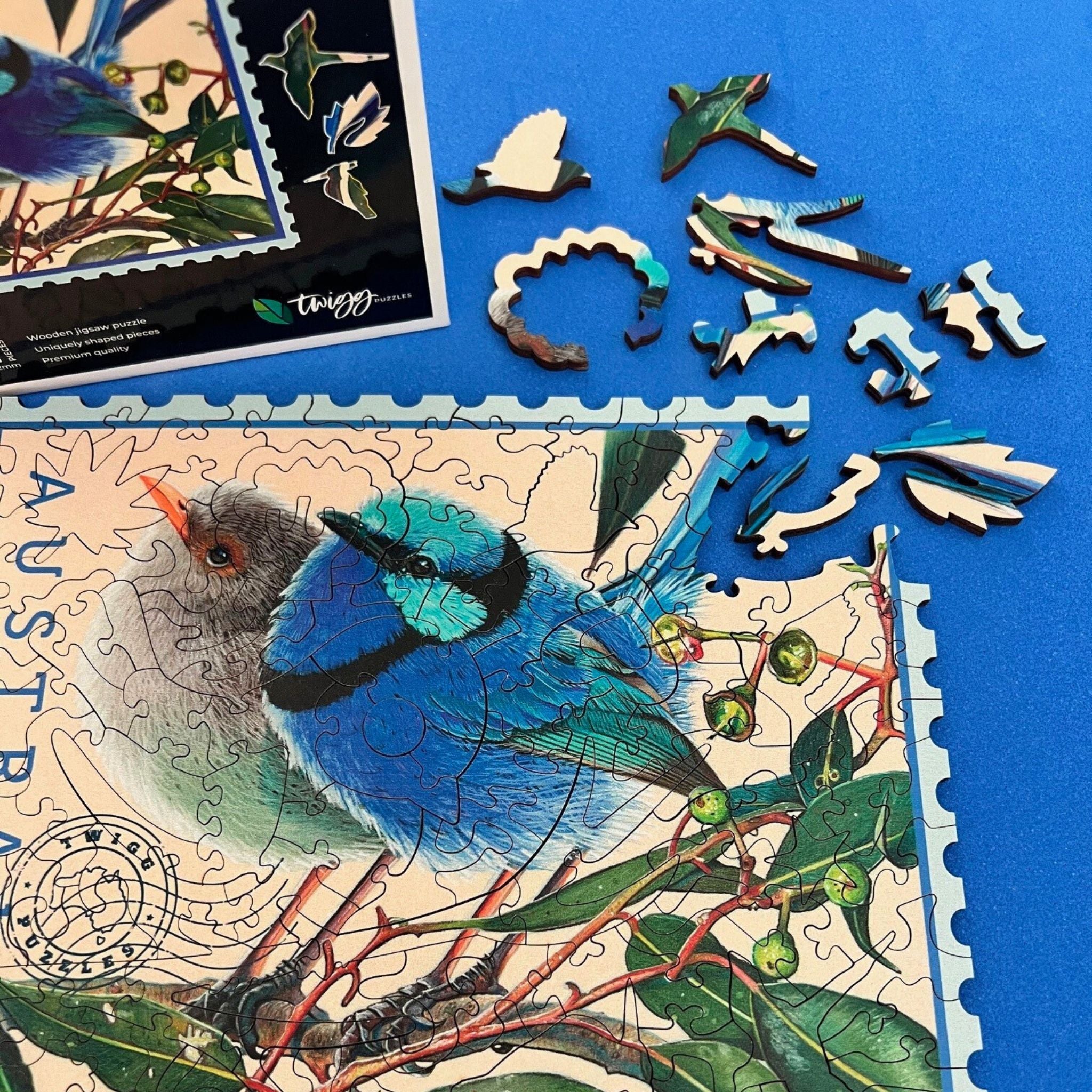 2 sold sunsout puzzles Magpie Fairy & The Wishing pool