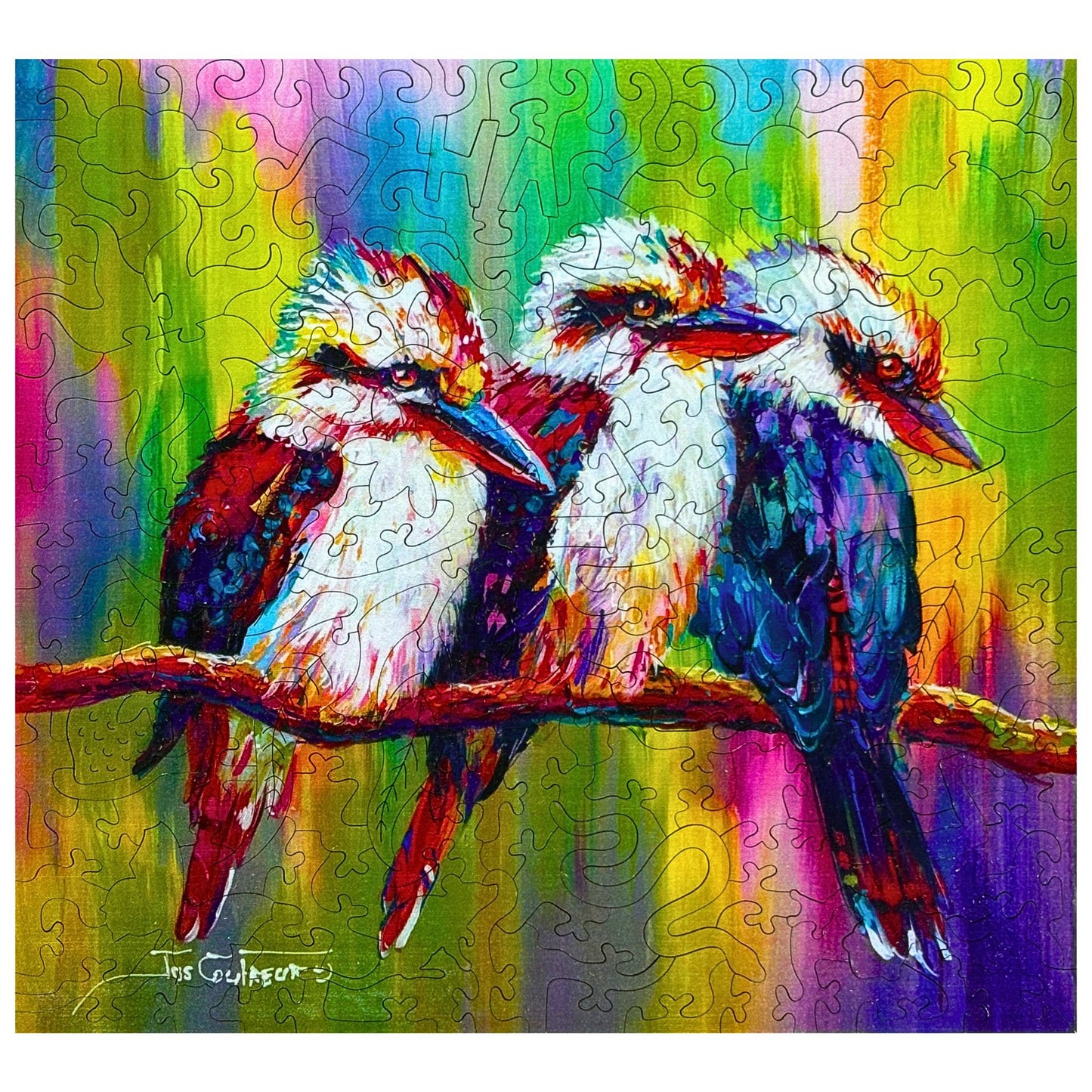 197 Pieces - 3Kookaburras - Original artwork
