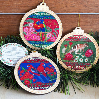 Christmas Bauble Collection - Rosella