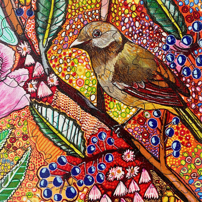 283 Pieces - Golden Whistler - Naomi Malone Original Art