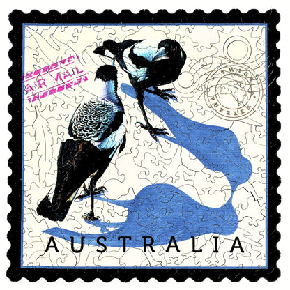 141 Pieces - Magpie - Sally Edmonds Original Artwork