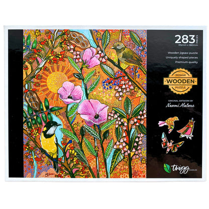 283 Pieces - Golden Whistler - Naomi Malone Original Art