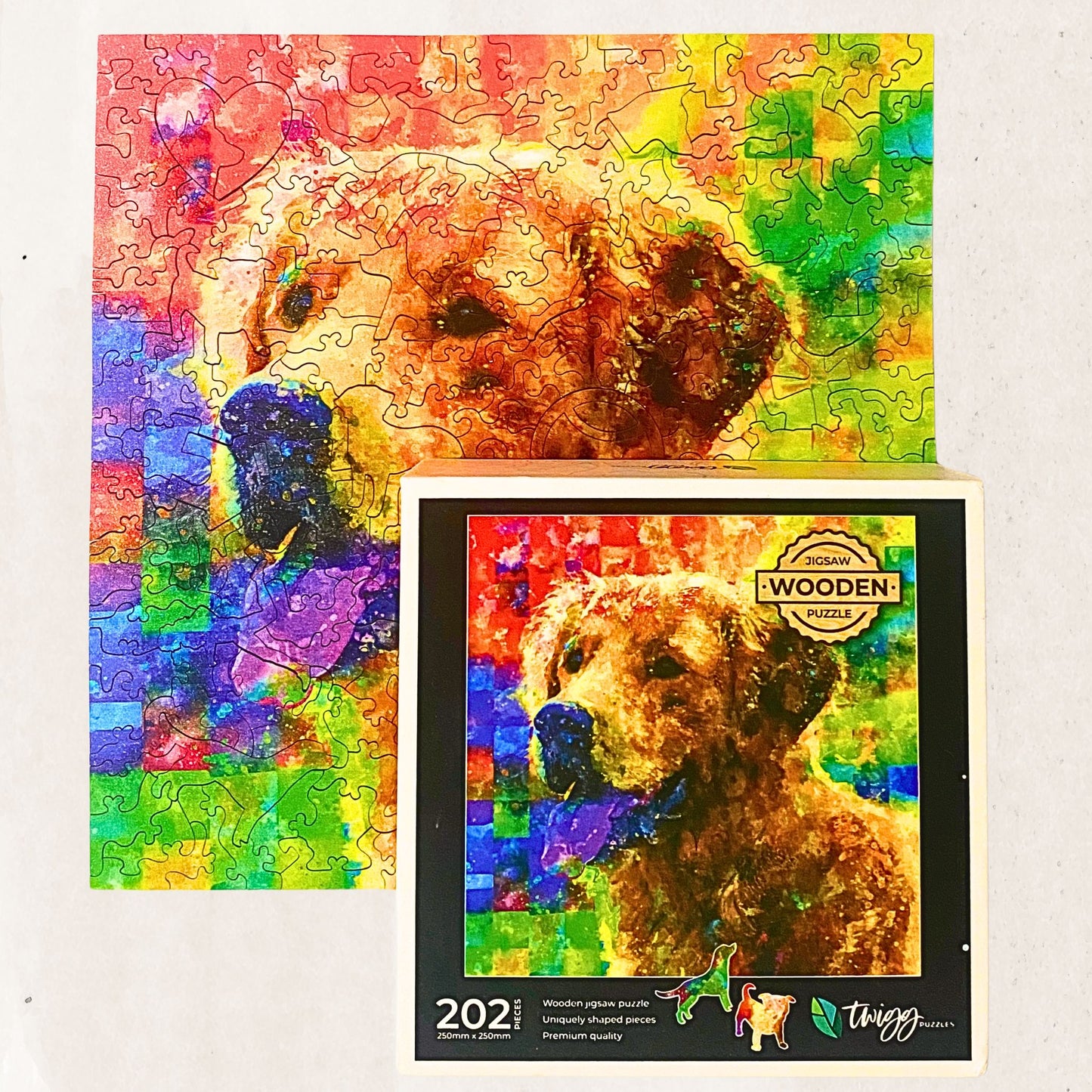 202 pieces - Golden Retriever