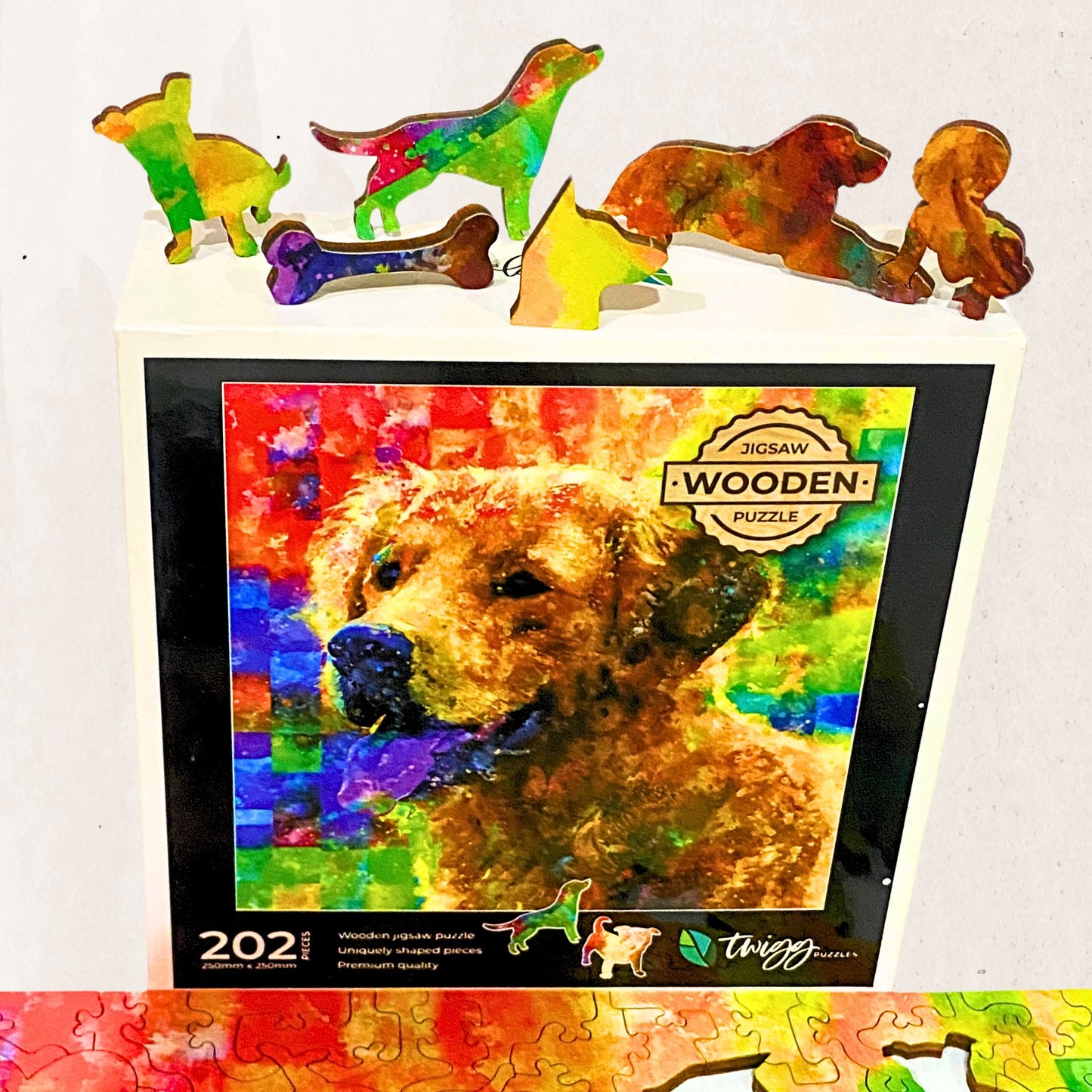 202 pieces - Golden Retriever