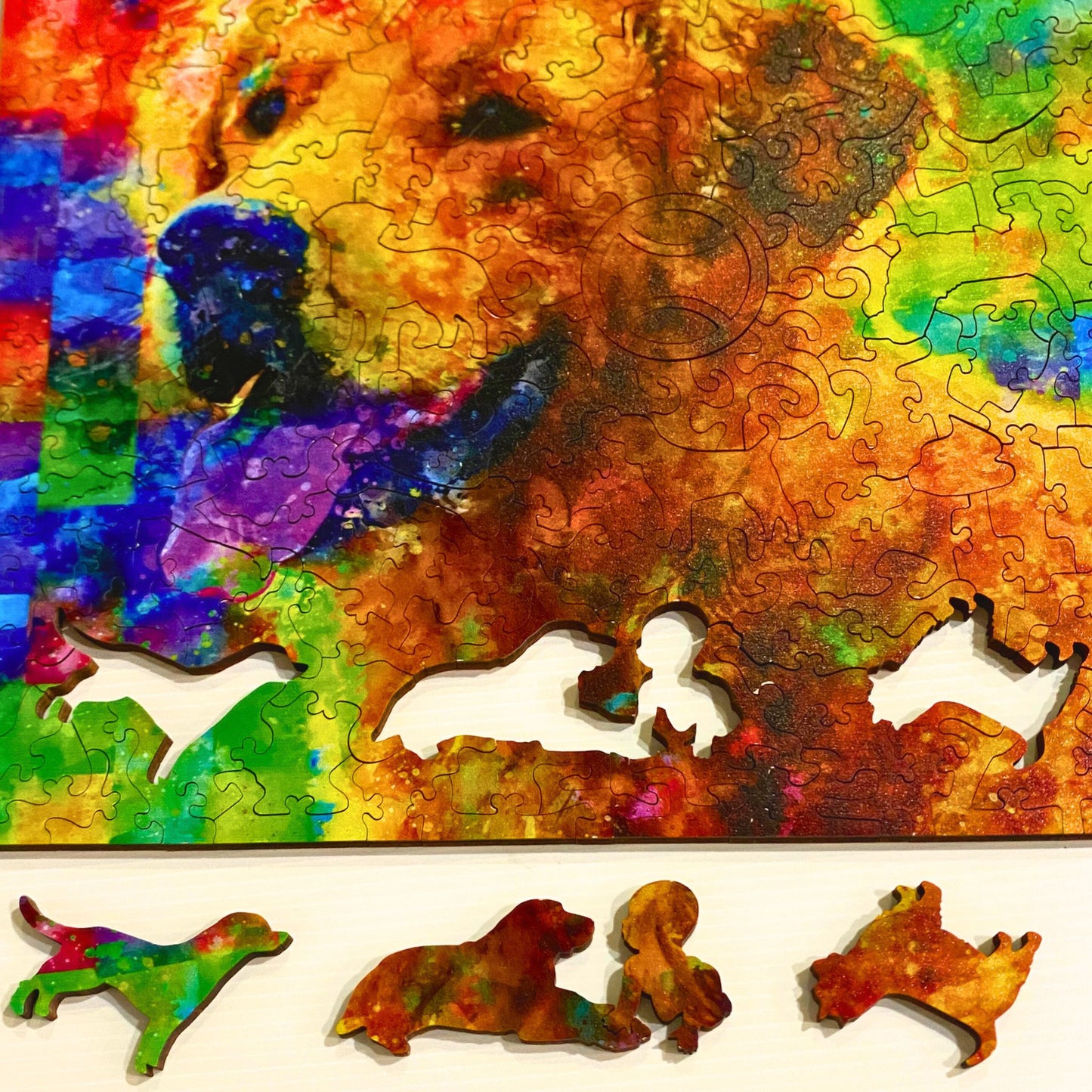 202 pieces - Golden Retriever