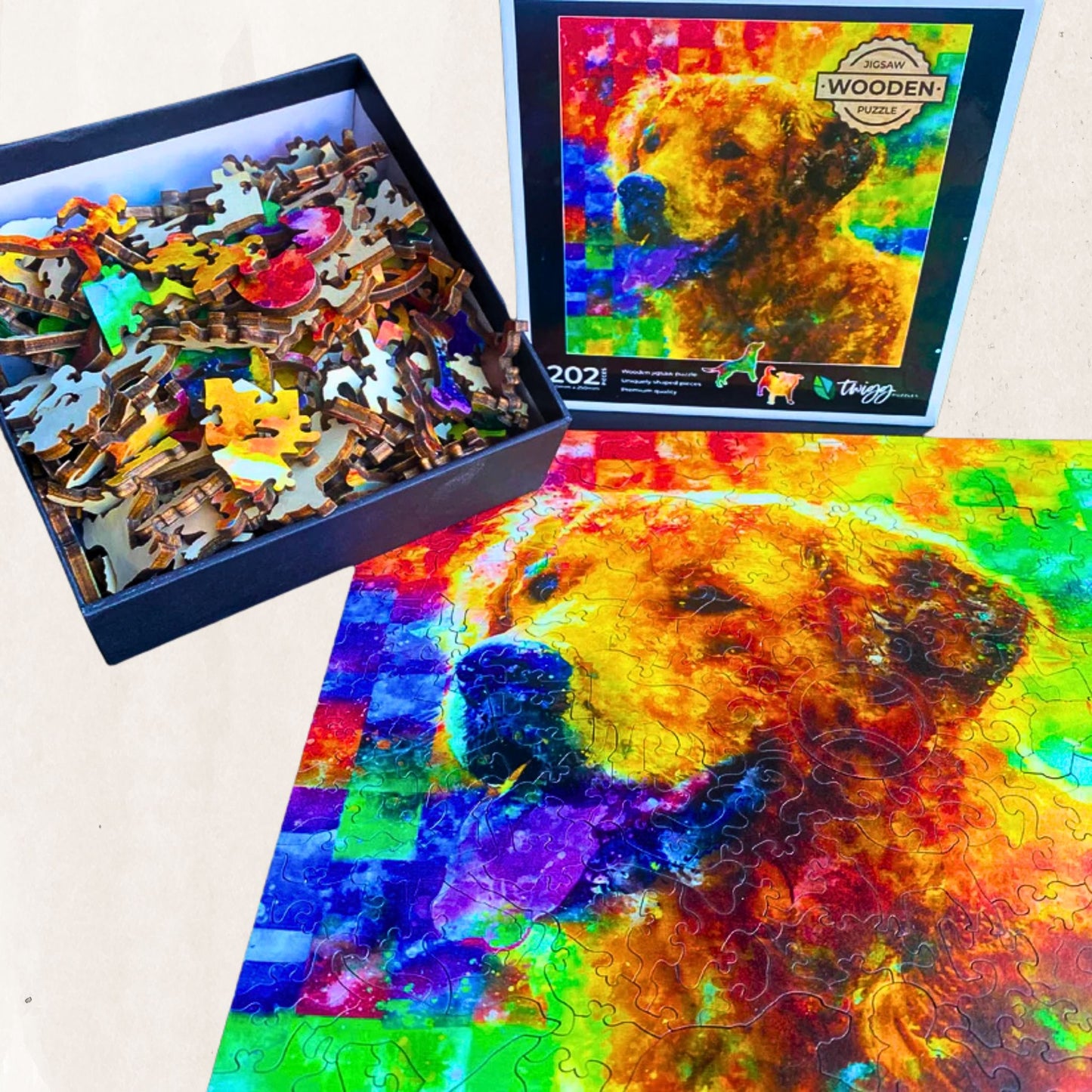 202 pieces - Golden Retriever