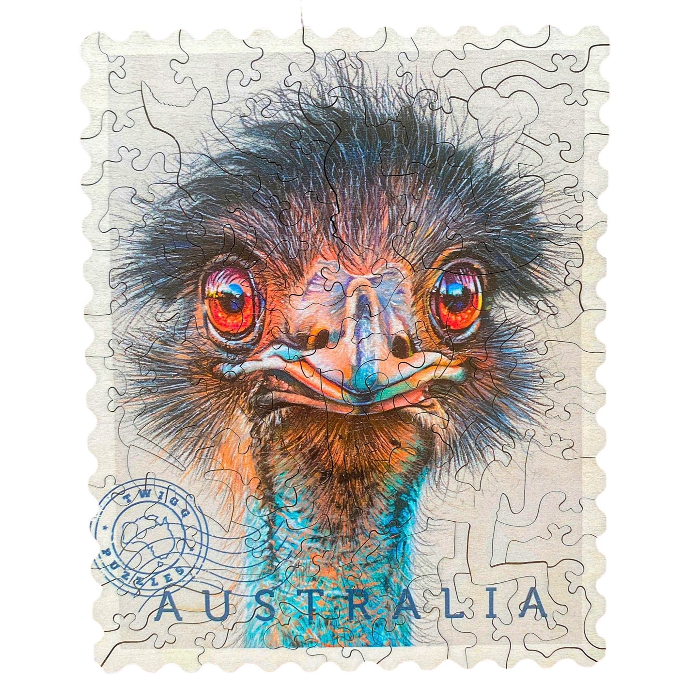 74 pieces - Emu - Sally Edmonds Original Artwork