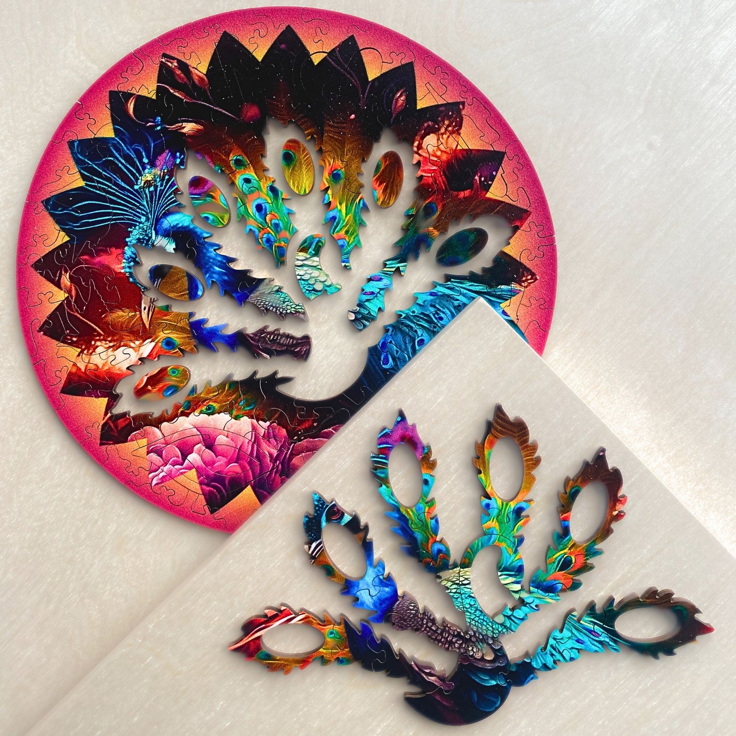 118 pieces - Penelope Peacock